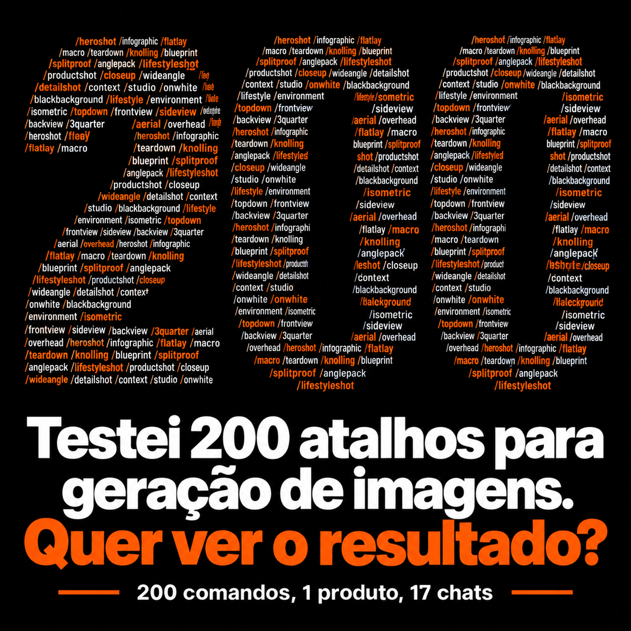 Capa: o número 200 formado por centenas de atalhos de imagem